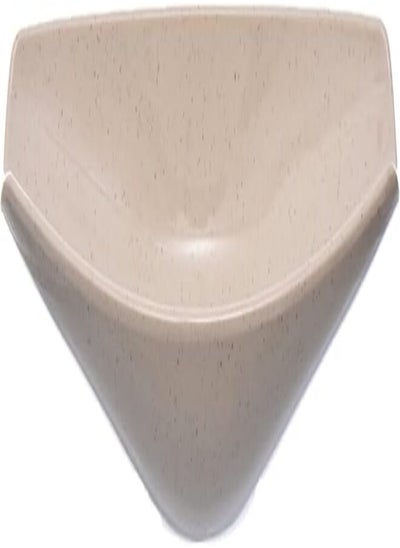 Buy Moments Light Stone Curved Long Surface Plate, 33 cm Size in Egypt