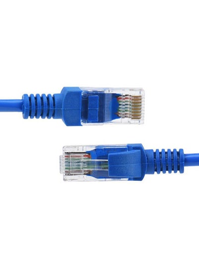 Buy Ethernet Internet LAN CAT5e Network Cable Blue in UAE