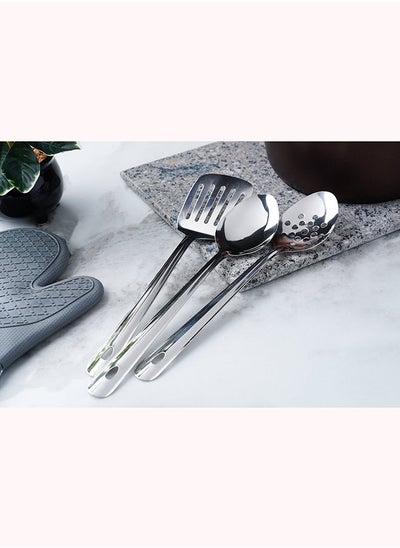 Buy Essentials Set Of 3 Serving Tools-chrome in UAE