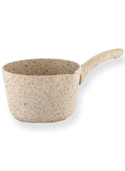 Buy Granite casserole for boiling milk and making sauces biege in Saudi Arabia