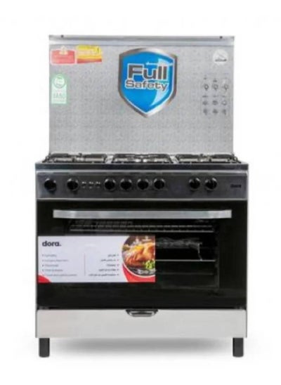 Buy Gas Oven - 5 Burners - 90*60 CM - Full Safety - Steel - DEGCFY9060A in Saudi Arabia