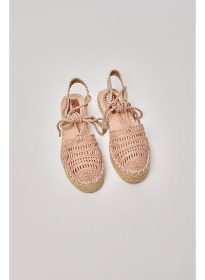 Buy Fancy Ankle Strap Platform Basket Weave Sandals in Egypt