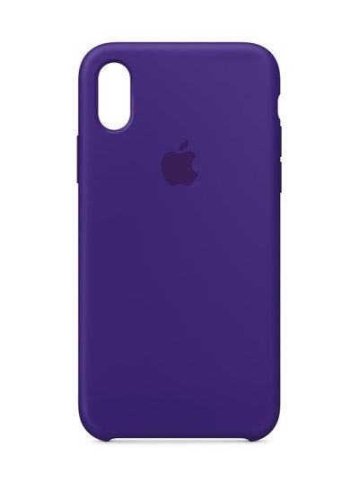 Buy Silicon Back Cover for apple iPhone X/XS, Purple in Egypt