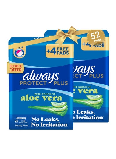 Buy Protect Plus, Maxi Thick, Extra Long 52 Pad in Egypt