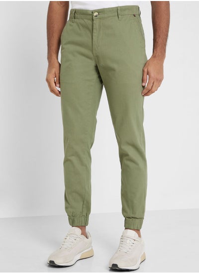 اشتري Thomas Scott Men Olive Green Joggers Trousers في السعودية