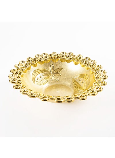 Buy Erna Decorative Bowl, Gold - 33 cm in UAE