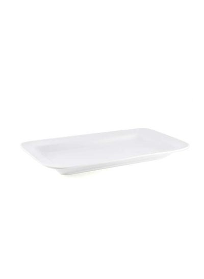 اشتري Ivory Porcelain Rectangular Buffet Plate 40 cm في الامارات