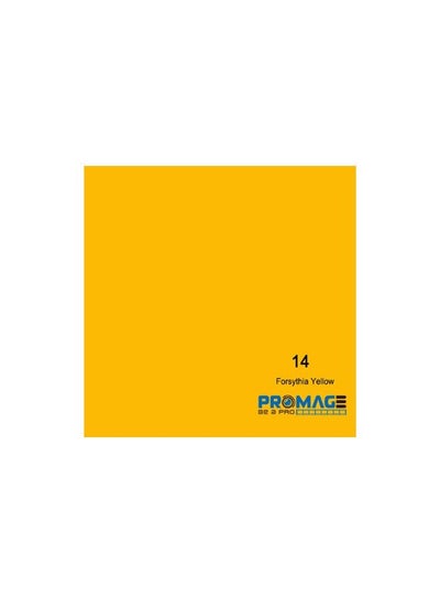 Buy PROMAGE PAPER BACKGROUND FORSYTHIA YELLOW PM PB14 in UAE