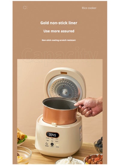 Buy Programmable Electric Rice Cooker 2L 400W White in UAE