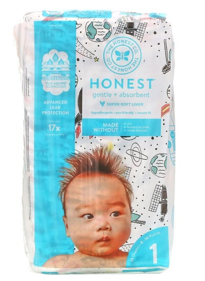 Buy 35-Piece Space Travel Diapers, Size 1, 8-14 Pounds in UAE