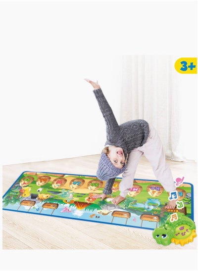 اشتري Baby Musical Mats Kid Floor Piano Keyboard Dance Mat Animal Blanket Touch Playmat Early Education Toys Gift for Above 1 2 3 Years Old Toddlers Boys Girls في السعودية