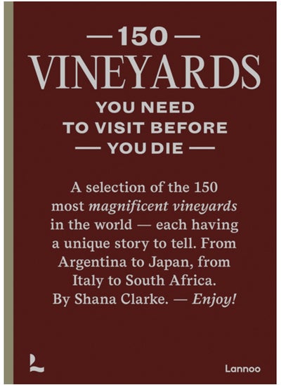 Buy 150 Vineyards You Need to Visit Before You Die in UAE