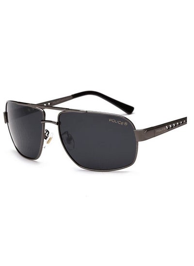 Buy New Fashion Polarized Sport Sunglasses for Men Driving Fishing with UV 400 Protection Sun Glasses with Gun-Frame Grey Lenses in Saudi Arabia