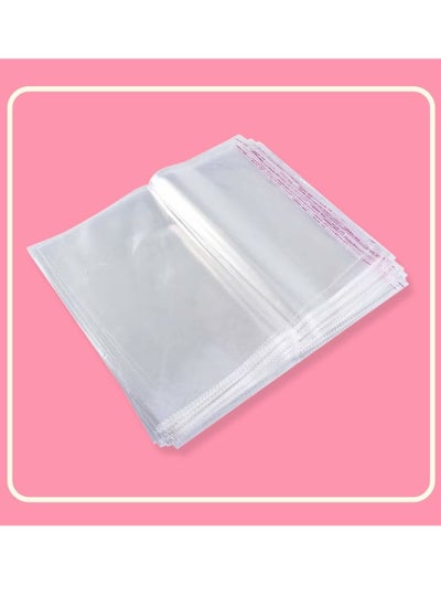 Buy 12 X 18 inches 60 Count(approx) Resealable Plastic Cellophane Bags for Packaging, Storing and Travel in UAE