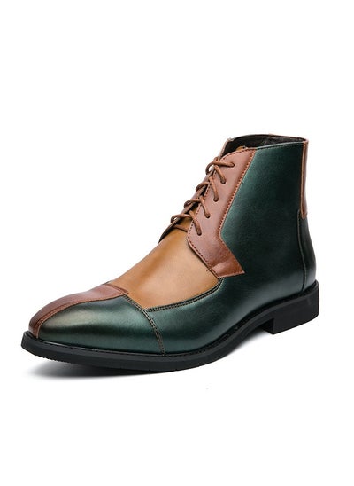 اشتري New Men's Casual Leather Boots في الامارات