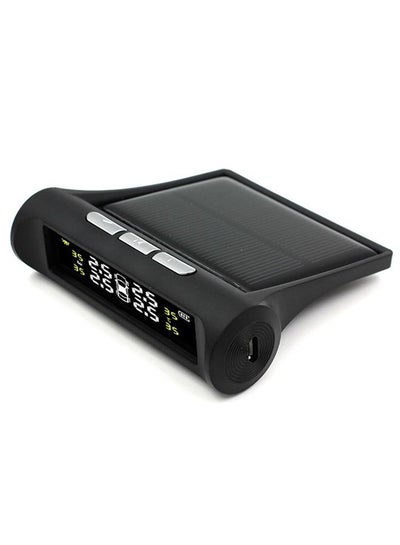 Acouto TPMS – 4 External Tire Pressure Sensors With Real-Time App Alerts For Cars, RVs & Trailers