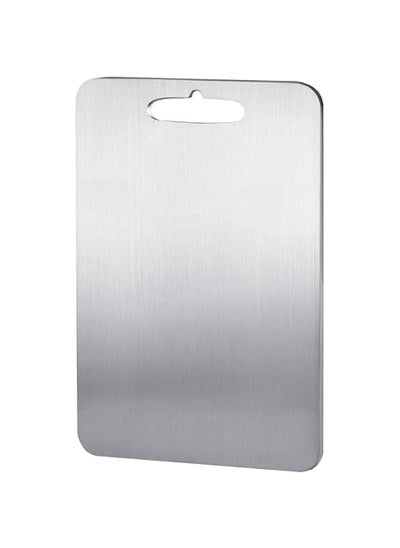 Buy Cutting Board for Kitchen, 304 Stainless Steel Chopping Board Heavy Duty for Meat Cheese Vegetable Fruit (Medium) in UAE