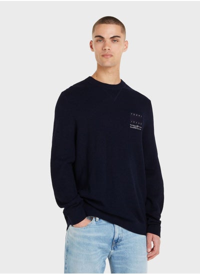 Buy Logo Crew Neck Sweater in UAE