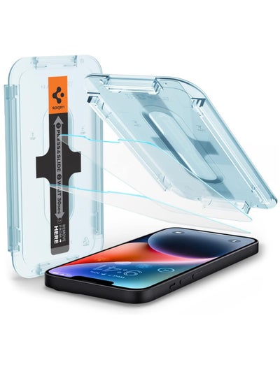 اشتري GLAStR EZ FIT Designed for Apple iPhone 14 Plus/ iphone 13 Pro max Screen Protector Premium Tempered Glass - Case Friendly with Sensor Protection [2 PACK] في السعودية