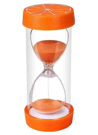 Buy Sand Timer, 30 Minutes Orange Fruit Theme Hourglass for Home Office Kitchen Decor Gift for Kids Adult (30 min) in UAE