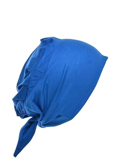 Buy High quality seamless cotton bandana with blue drawstring in Egypt