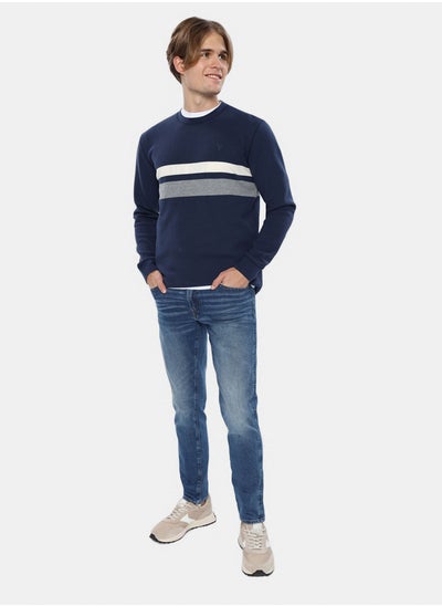 Buy AE Long-Sleeve Striped Thermal T-Shirt in Saudi Arabia