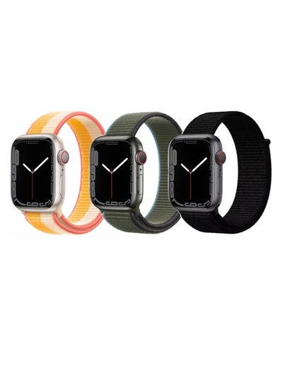 Buy 3pcs Watchband Replacement for Apple Watch 41/40/38mm Series 8/7/6/5/4/SE in UAE