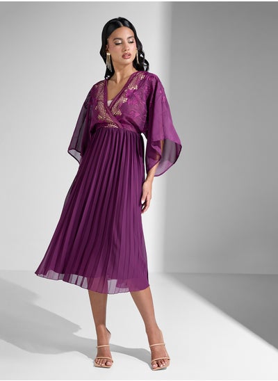 Buy Wrap Detail Dress in UAE