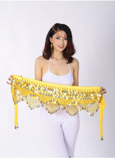 Buy Belly Dance Waist Chain Yellow in UAE