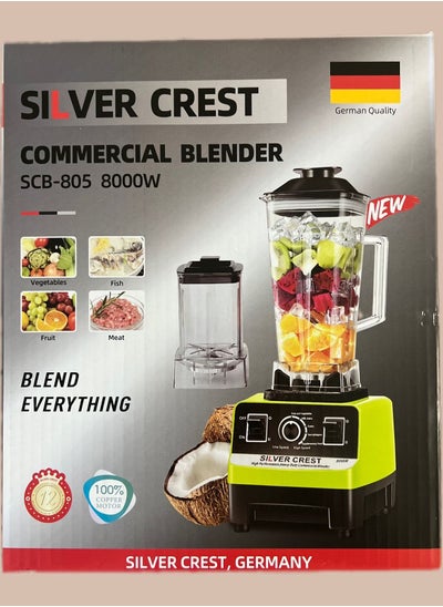 Buy Silver Crest Commercial Heavy-Duty Blender, 8000 Watts, 2 Jars in UAE