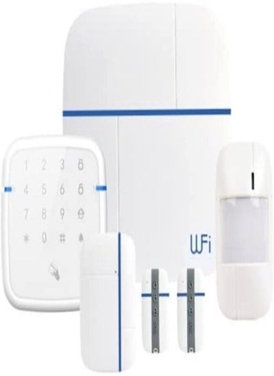 Buy WiFi+GSM alarm systems, including 1x WiFi+GSM alarm panel, LoRa 433MHz 1x Wireless motion sensor, LoRa 433MHz 1x Door/window sensor,LoRa 433MHz guard4 in Egypt