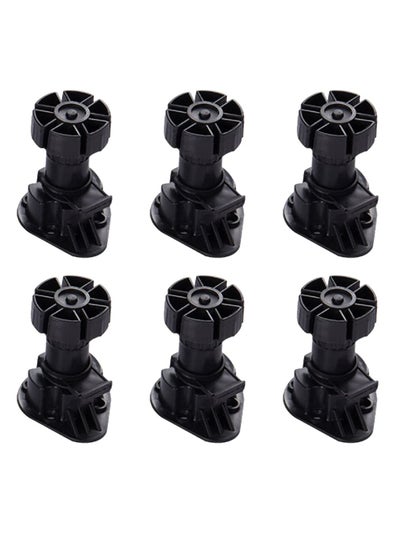 اشتري Cabinet Foot Plastic Height Furniture Cupboard Leg Adjustable Feet for Kitchen Bathroom Cabinet 80-120mm (6 Pcs) في الامارات