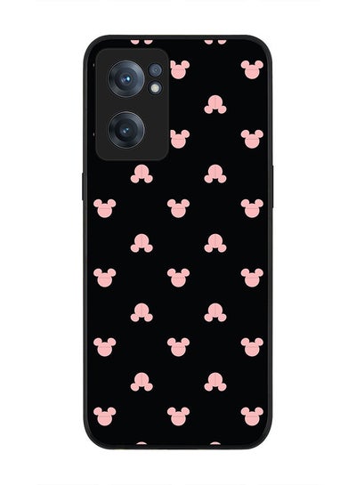 اشتري Rugged Black edge case for OnePlus Nord CE 2 5G Slim fit Soft Case Flexible Rubber Edges Anti Drop TPU Gel Thin Cover - Mickey Print في الامارات