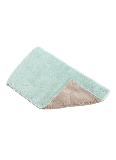 Buy Superfine Fiber Strong Dual Color Hand Towel Green/Grey in UAE