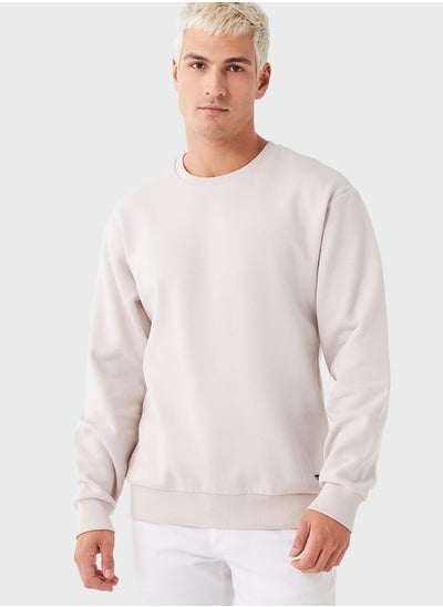 Buy Essential Crew Neck Sweatshirt in UAE