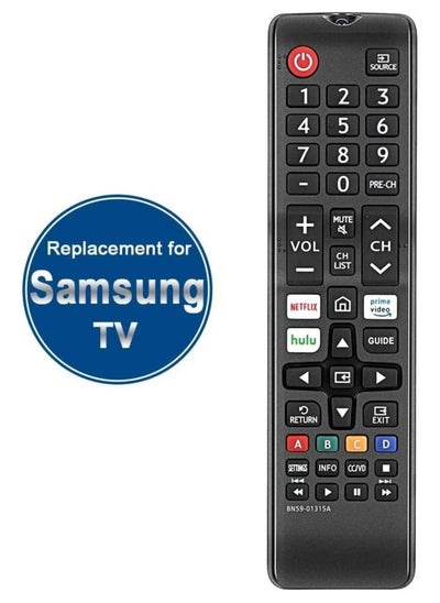 اشتري BN59-01315D بديل لجهاز التحكم عن بعد من سامسونج وسلسلة Smart 4K Ultra UHD المنحنية 8/7/ 6 TV HDTV LED، UN 32/40/ 43/50/ 55/58/ 65/75 بوصة N/NU/RU Series 5300 في الامارات