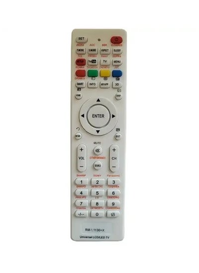 Buy Universal Remote Control For Rm-L1130+x Tv Lcd Led Hdtv Smart Black in Saudi Arabia