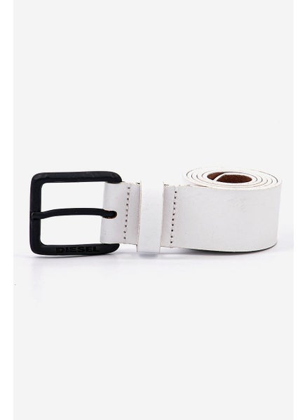 اشتري Women Plain Synthetic Belt, White في السعودية