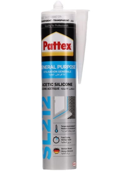 اشتري Pattex SL212 Transparent Silicone, 280 ml في الامارات