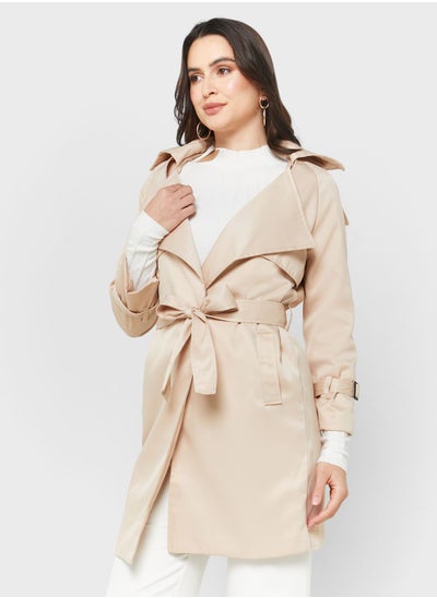 Buy Longline Classic Trench Coat in UAE