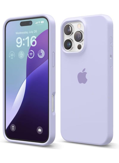 Buy iPhone 16 Pro Max Liquid Silicone Case Cover,Full Body Protection, Shockproof, Slim, Anti-Scratch Soft Microfiber Lining,Slim Protective Back Cover with Comfortable Hold Touch Feeling and Anti-fingerprint in Saudi Arabia