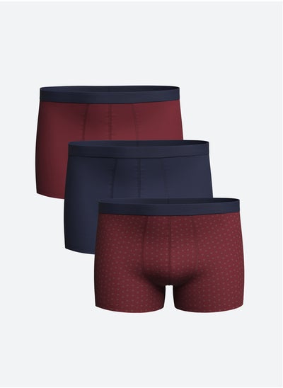 اشتري Standard Fit Cotton Flexible Men's Boxer 3-Piece في مصر