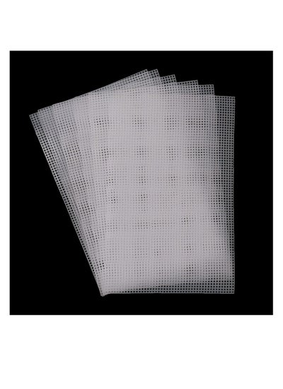 Buy Plastic Mesh Canvas Sheets, 6 Pcs Clear Plastic Canvas Sheets, Big Size Clear Needlepoint Embroidery, Blank Canvas Sheets for Embroidery Projects, Acrylic Yarn Crafting, Knit Crochet Projects in UAE