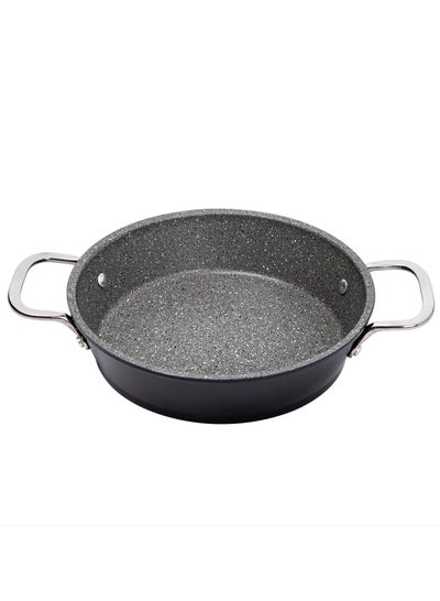 Buy PFOA Free Granite 1 Quart Excellence Non-Stick Omelette Pan with Oven and Dishwasher Safe Black 20cm in Saudi Arabia
