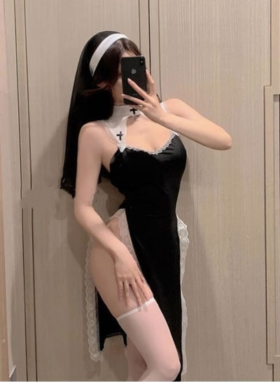 اشتري Ladies Fashion Nun Flirting Seduction Uniform Set في السعودية
