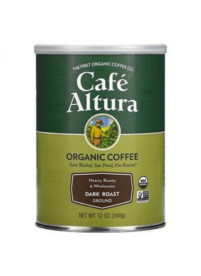 Buy Cafe Altura, Organic Coffee, Ground, Dark Roast, 12 oz (340 g) in UAE