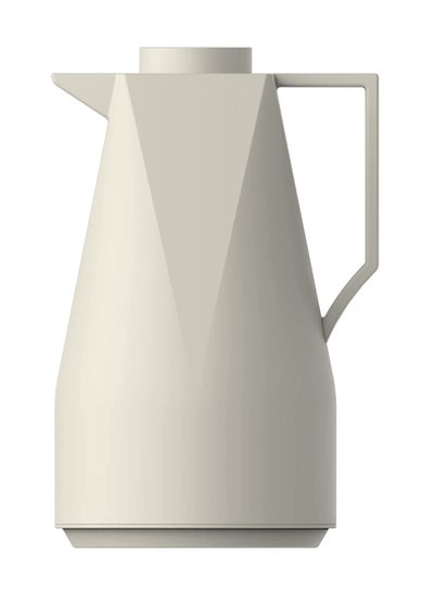 Buy Vacuum Flask Coffee Carafe 1 Ltr Leakproof Thermos Keeps Your Beverages Hot for Long Time -YSFL010 in UAE