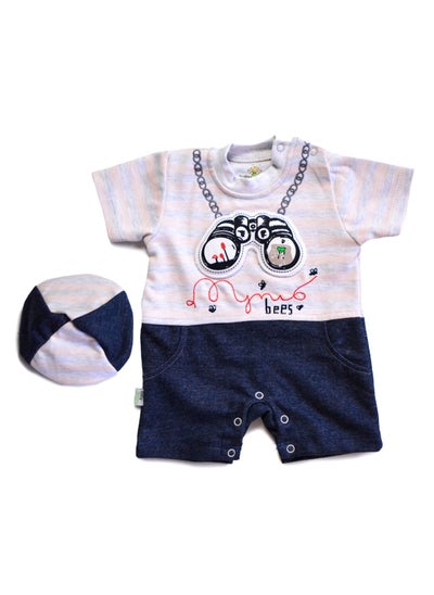 Buy Discovery Baby Jumpsuit Print T-Shirt And Short Simon in Egypt