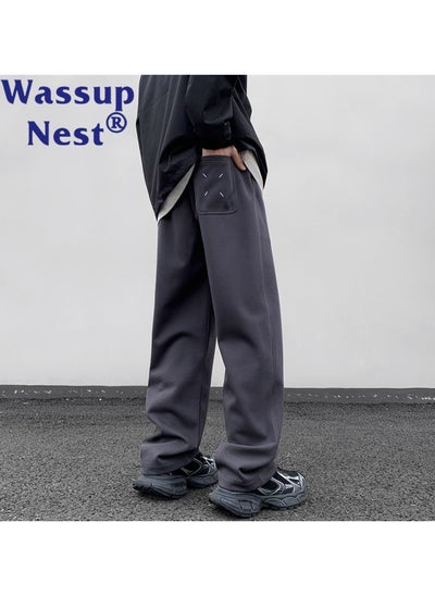 Buy New WASSUP NEST Fashion Straight Casual Pants in Saudi Arabia