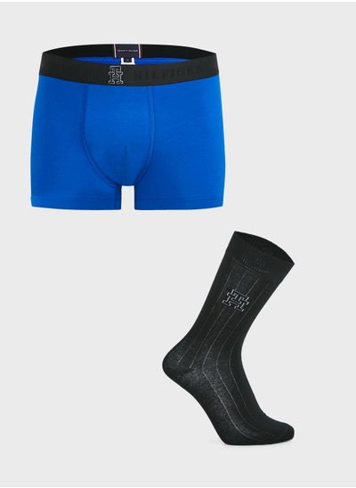 Buy Logo Band Trunk And Sock Set in UAE